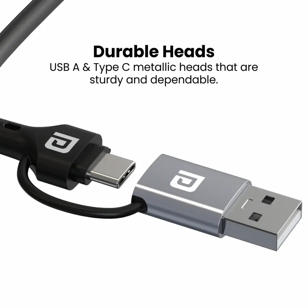 Portronics Mport 7 POR 1792 7 Port USB Hub with Type C and USB A Convertible Heads-tpstech.in