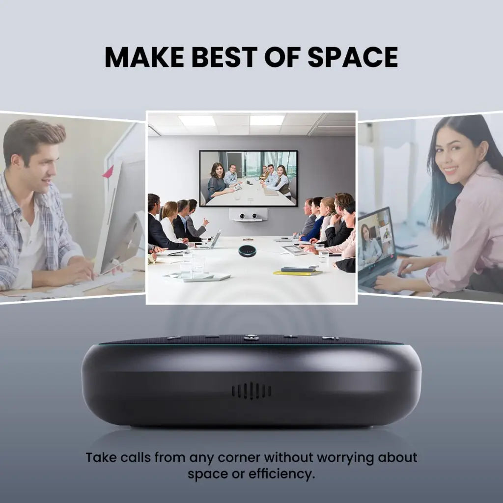Portronics Talk One POR 1386 Bluetooth 5.1 Conference Speaker with 360 Voice Coverage-tpstech.in