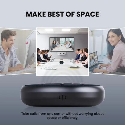 Portronics Talk One POR 1386 Bluetooth 5.1 Conference Speaker with 360 Voice Coverage-tpstech.in