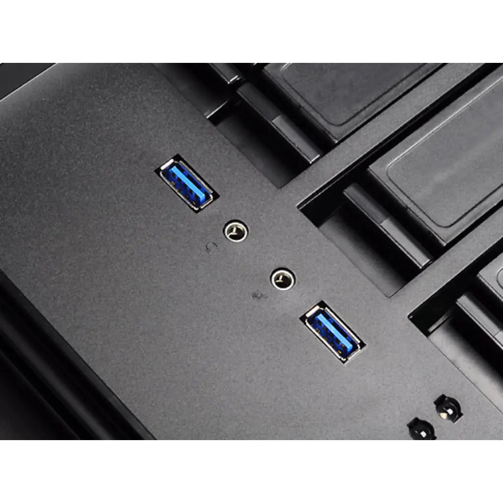 SilverStone DS380 Mini ITX Mini DTX NAS Cabinet with 8 Hot Swap Bays USB 3.0 Black-tpstech.in
