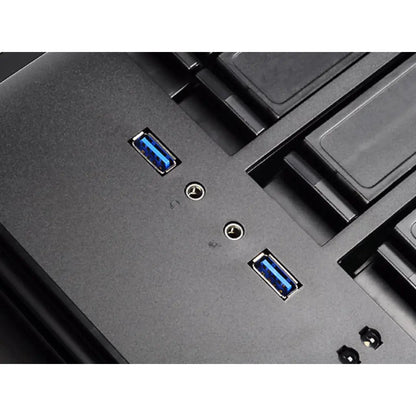 SilverStone DS380 Mini ITX Mini DTX NAS Cabinet with 8 Hot Swap Bays USB 3.0 Black-tpstech.in