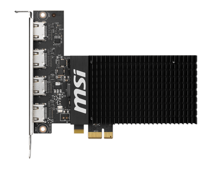 MSI GeForce GT 710 2GB GDDR3 64-Bit 4 HDMI Graphics Card