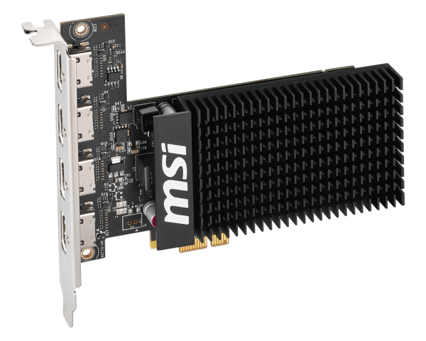 MSI GeForce GT 710 2GB GDDR3 64-Bit 4 HDMI Graphics Card