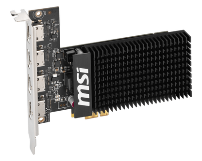 MSI GeForce GT 710 2GB GDDR3 64-Bit 4 HDMI Graphics Card