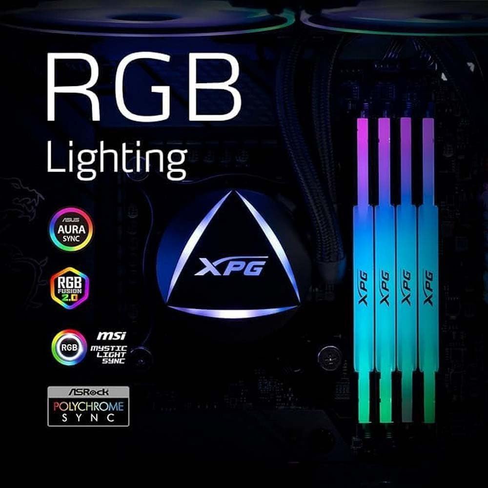 XPG Lancer Series 16GB DDR5 RAM 6000MHz RGB Gaming Desktop Memory
