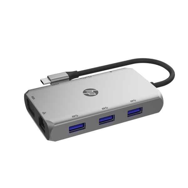 HP 9V565AA USB-C 9in1 Multiport Hub - tpstech.in