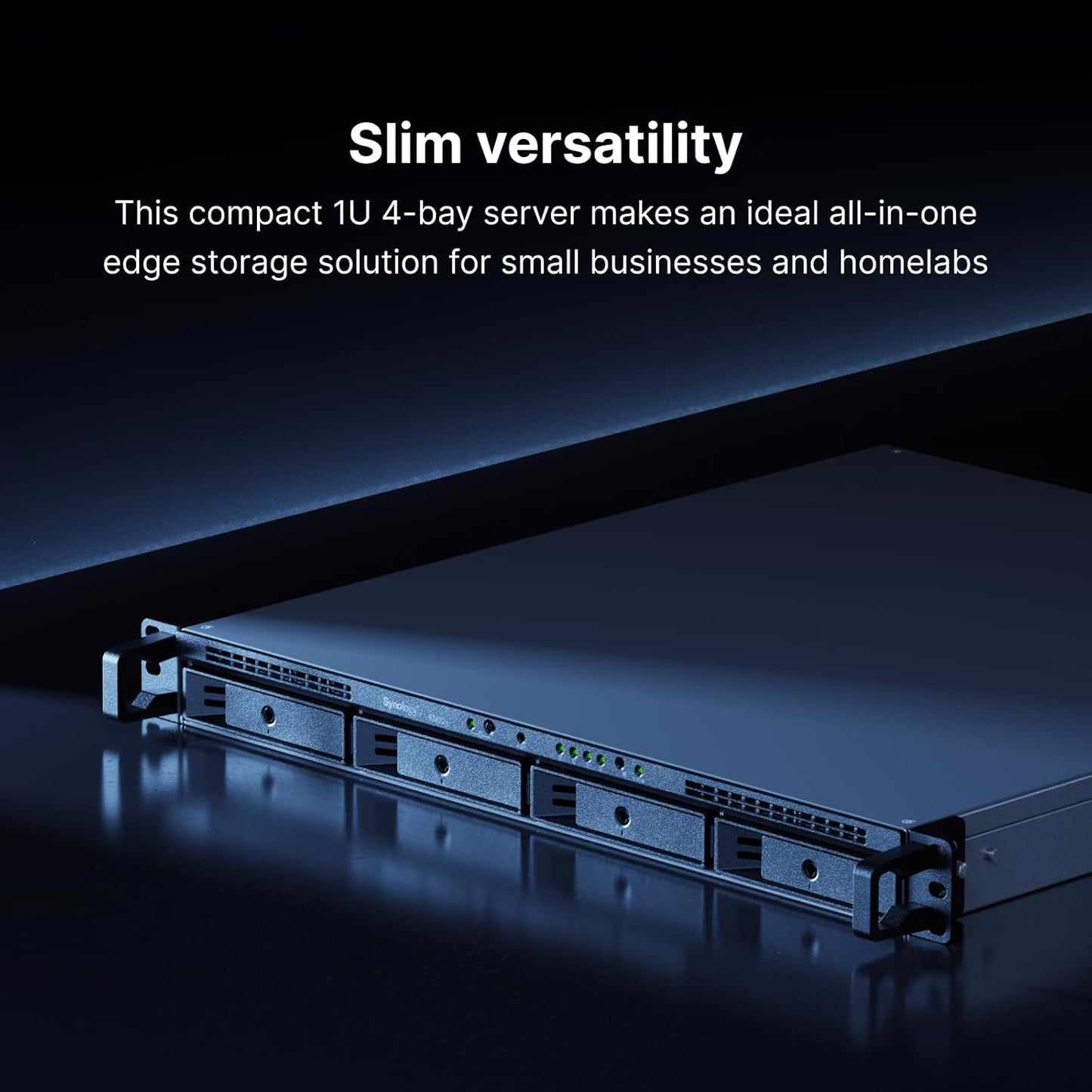 Synology RackStation RS822RP+ 4-Bay Network Attached Storage Enclosure - Black