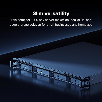 Synology RackStation RS822RP+ 4-Bay Network Attached Storage Enclosure - Black