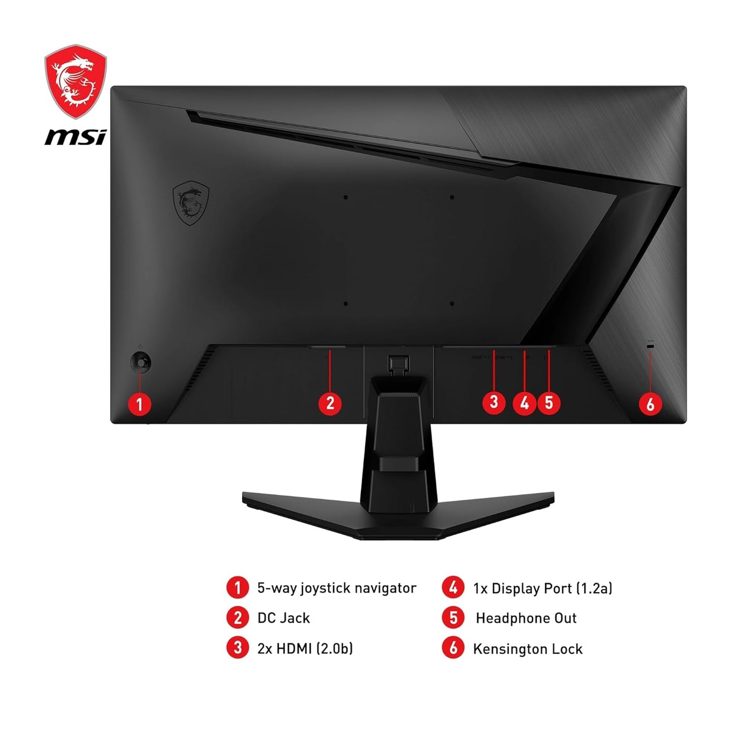 MSI G255F 25" FHD 180Hz 1ms IPS AMD FreeSync Gaming Monitor