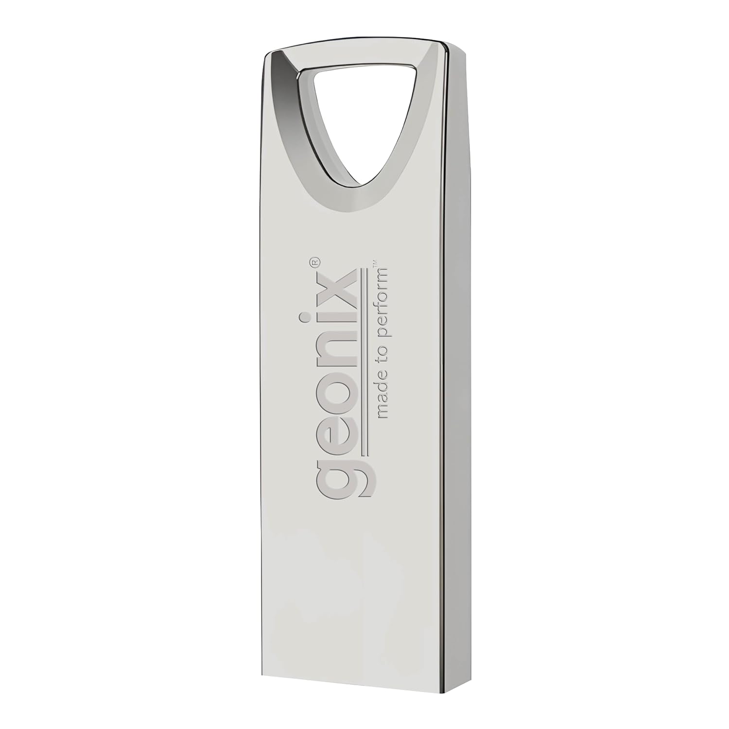 Geonix 128GB USB 2.0 Silver Lightweight Design Pendrive - tpstech.in