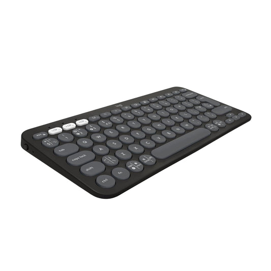 Logitech Pebble Keys 2 K380s Multi Device Bluetooth Wireless Keyboard - Tonal Graphite