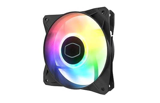 [RePacked] Cooler Master CF120 ARGB Case Fan - 120mm High Performance | Computer Case Fan | ARGB Lighting Controlled Via Motherboard | Noise Reduction Tech | Rifle Bearing