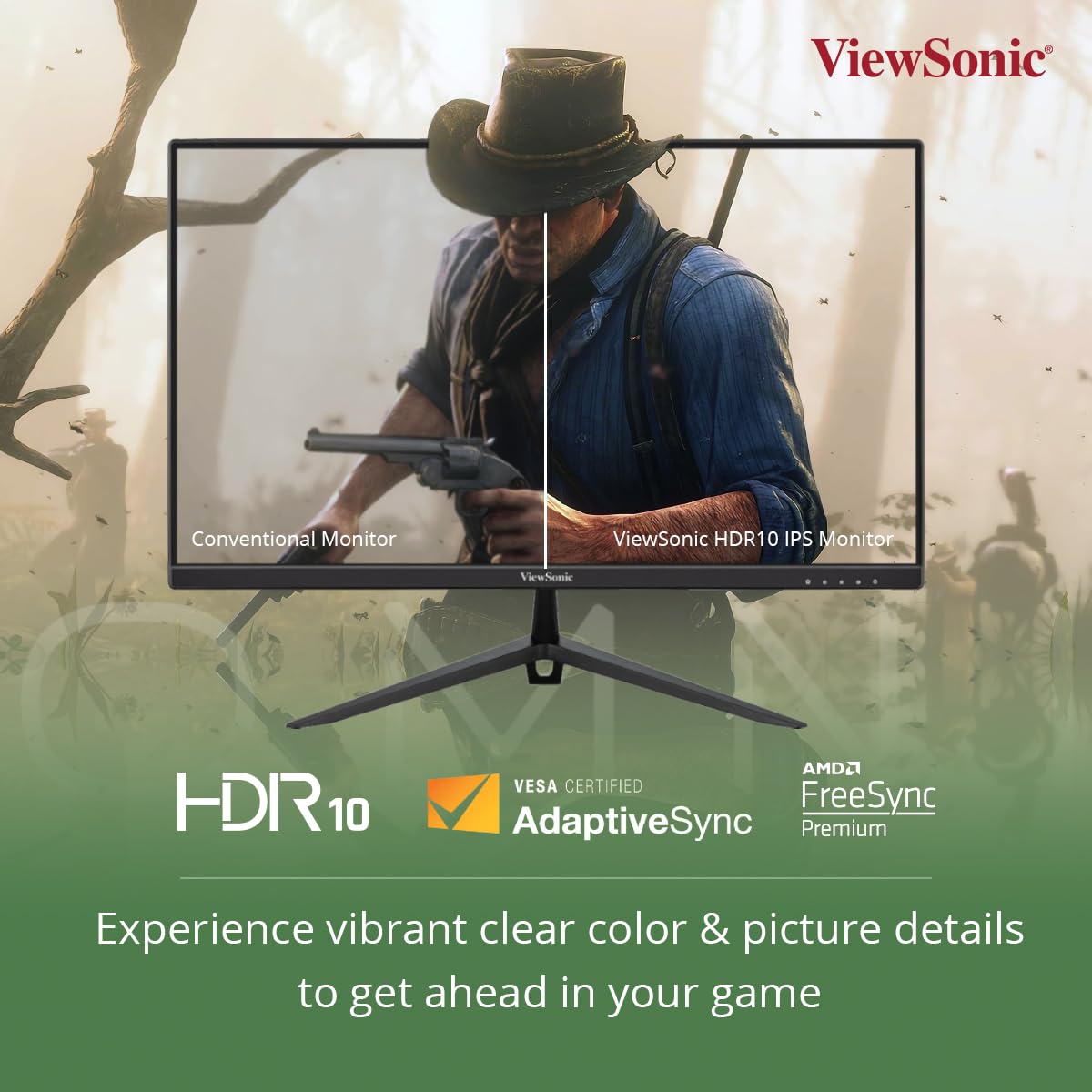 ViewSonic VX2428J Omni 24” 180Hz HDR10 1080p FHD IPS Panel Gaming Monitor with Speakers