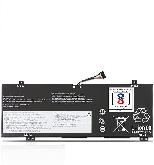 Lenovo L18C4PF3 OEM 2964mAh 15.36V 45Wh 4 Cell Laptop Battery