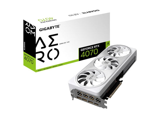 Gigabyte GeForce RTX 4070 V2 AERO OC 12GB 192-Bit GDDR6X Graphics Card