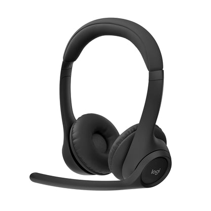 Logitech Zone 300 Wireless Bluetooth Headset with Noise-Cancelling Microphone - Midnight Black