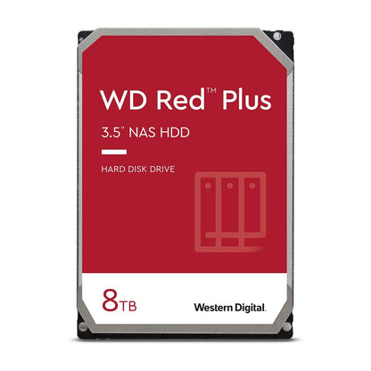 Western Digital WD Red Plus 8TB 3.5" SATA 5640RPM NAS Internal Hard Disk Drive