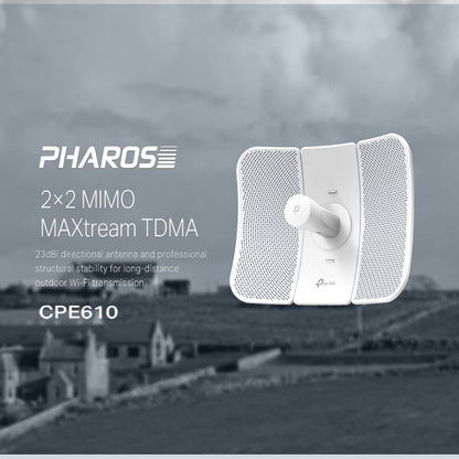 TP-Link CPE610 5GHz 300Mbps 23dBi Long Range Outdoor CPE Wireless Access Point