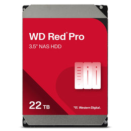 Western Digital WD Red Pro 22TB 3.5" SATA 7200RPM NAS Internal Hard Disk Drive