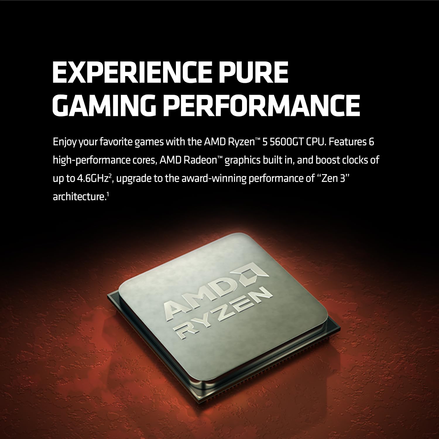 AMD Ryzen 5 5600GT 6 Cores 4.6GHz 64-Bit Desktop Processor -tpstech.in