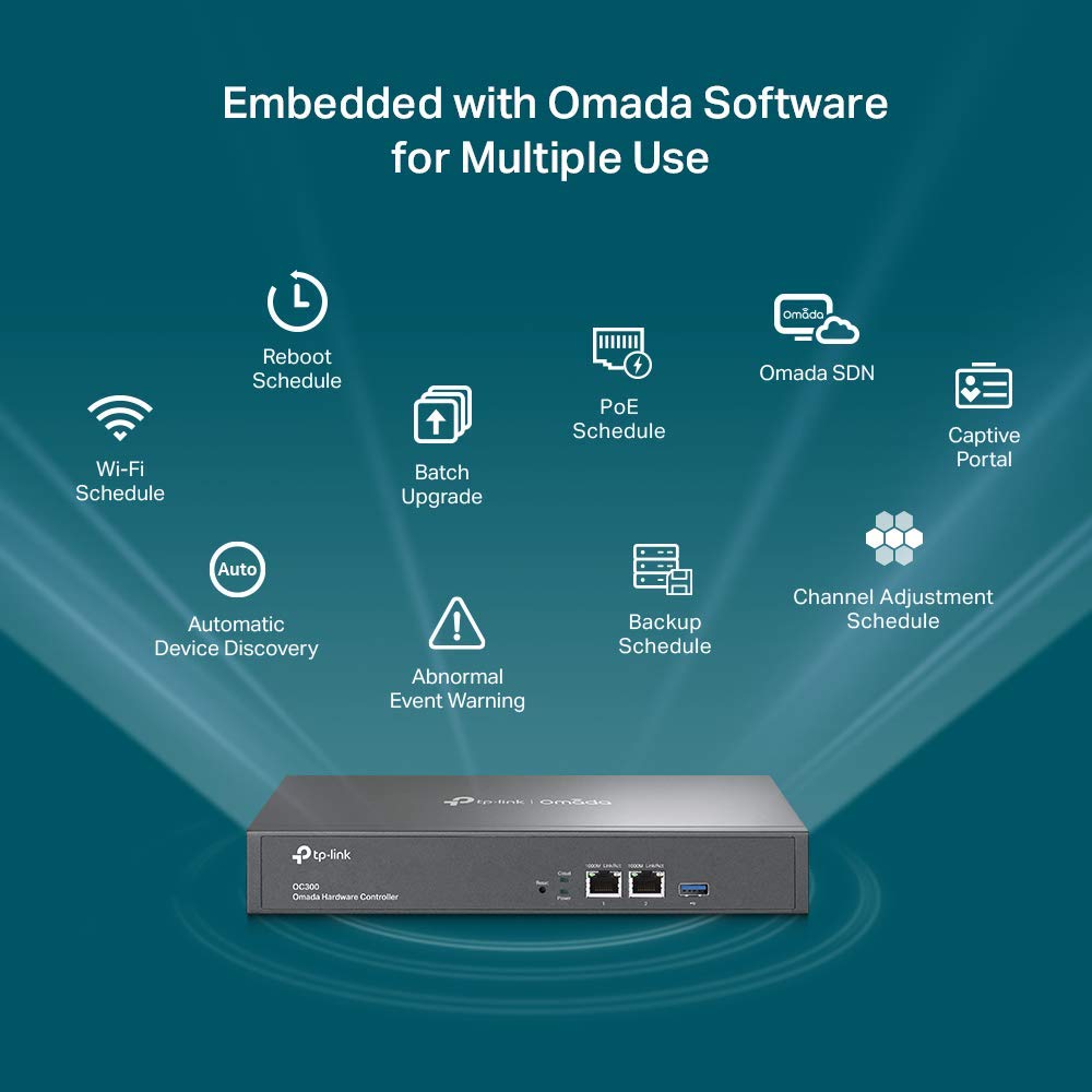 TP-Link Omada OC300 2.4GHz Single Band SDN Integrated Hardware Cloud Controller