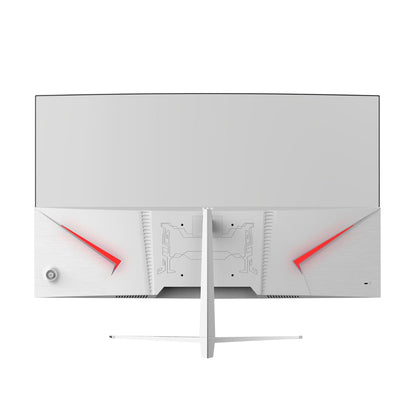 Geonix Argon 32" 75Hz 1080p Full HD LED Panel Curved Monitor with Dual Speakers - White