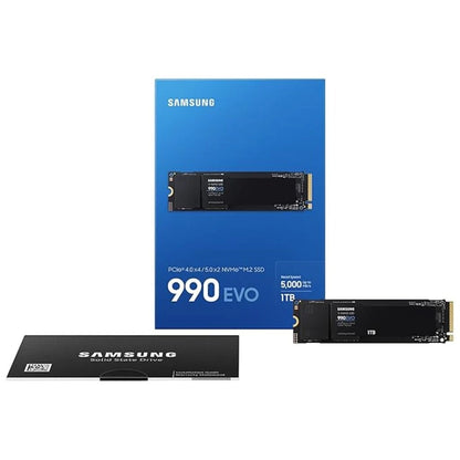 Samsung 990 EVO 1TB M.2 NVMe PCIe 5.0 Internal SSD