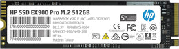HP EX900 Pro 512GB NVMe PCIe Gen3 M.2 2280 3D NAND Internal SSD