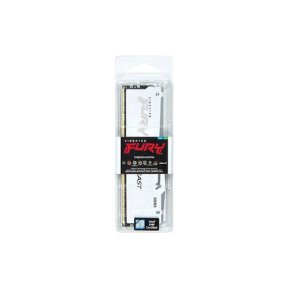 Kingston Fury Beast 32GB DDR5 6000MHz CL30 DIMM RGB XMP Desktop Memory -White