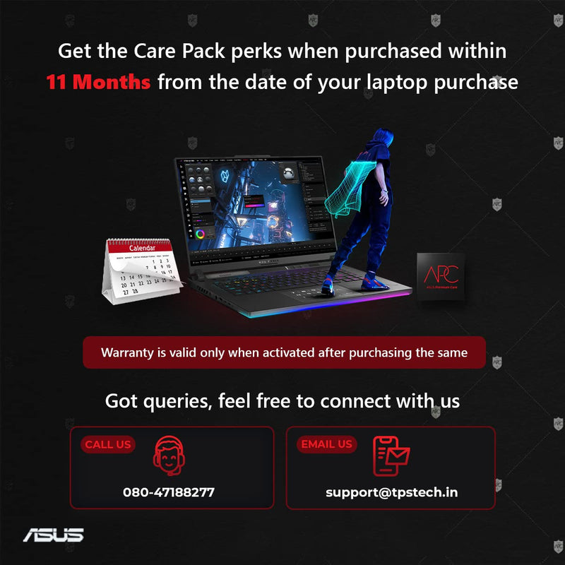 ASUS Premium Care 1 Year Accidental Damage Protection ADP for ASUS Gaming Laptops - NOT A LAPTOP