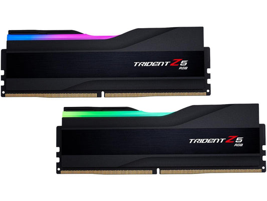 G.Skill Trident Z5 RGB 64GB (2x32GB) DDR5 RAM 6800MHz CL34 Desktop Memory - Black