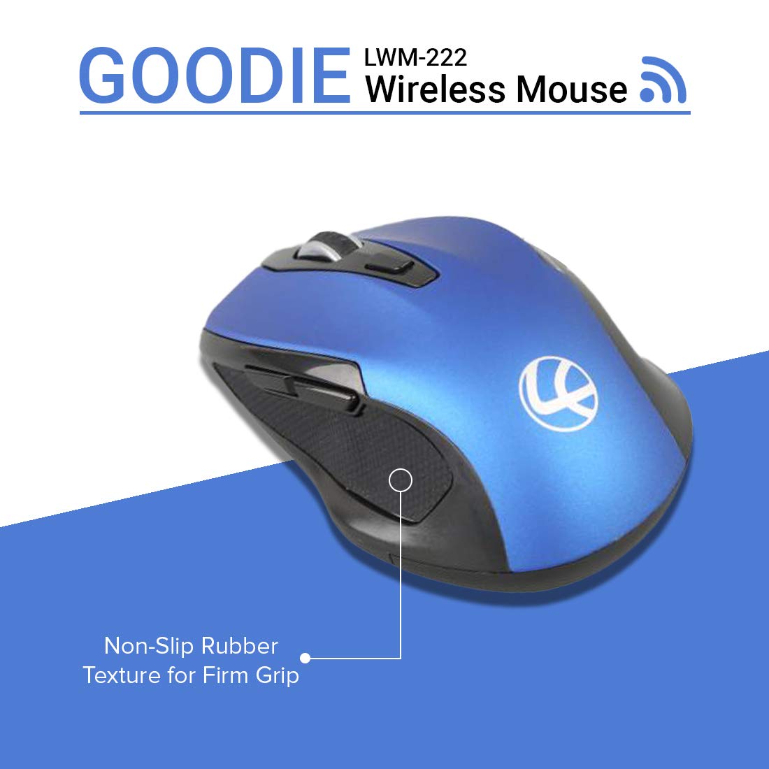 [RePacked] Lapcare LWM-222 Goodie Wireless Mouse with 1600DPI and 6 Buttons