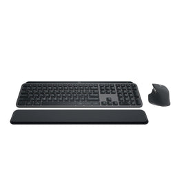 Logitech Master Series MX Keys S Wireless Keyboard and Mouse Combo with Palm Rest