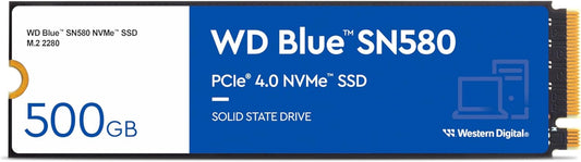 Western Digital Blue SN580 500 GB M.2 NVMe PCIe 4.0 Internal SSD