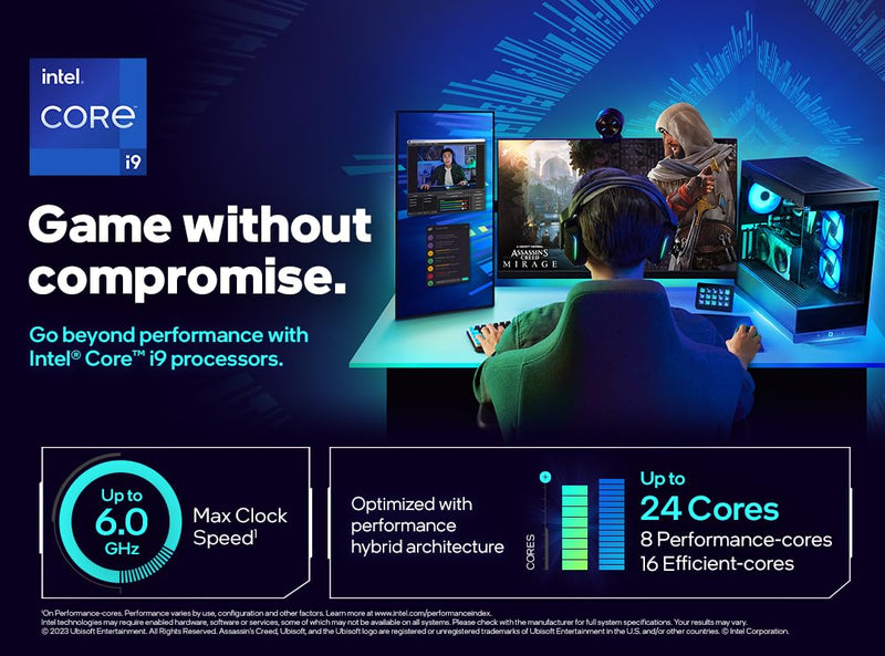 Intel Core i9-14900KF LGA1700 14th Gen Desktop Processor 24 Cores up to 6.0 GHz 36MB Cache