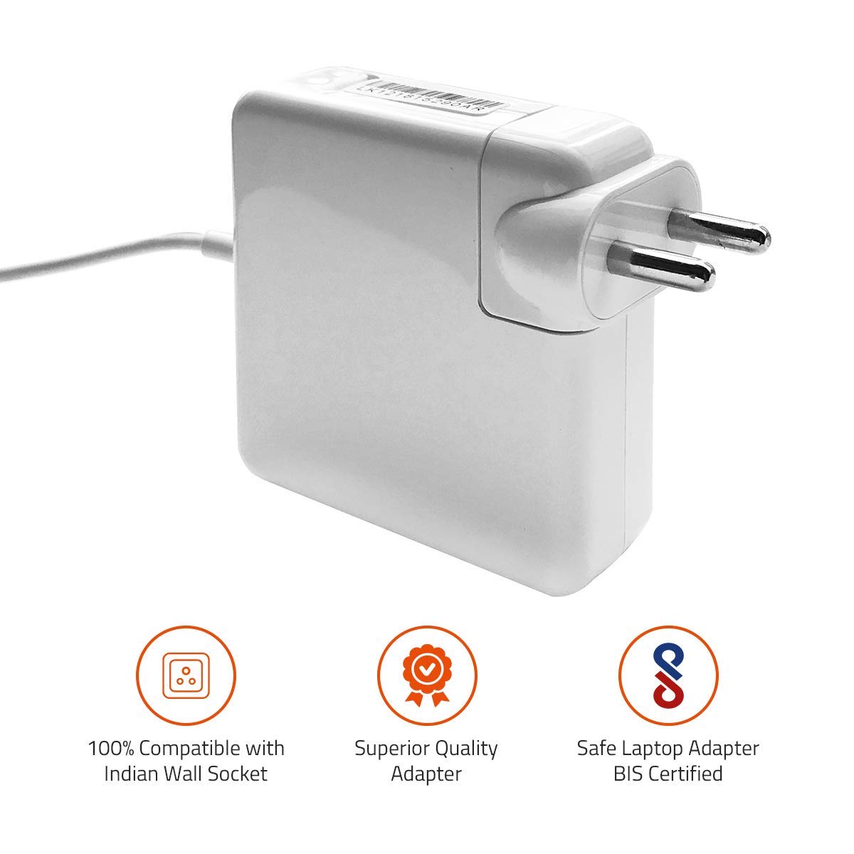 Apple MacBook 11 inch 45W T-Tip Pin 14.85V Compatible Laptop Charger Adapter