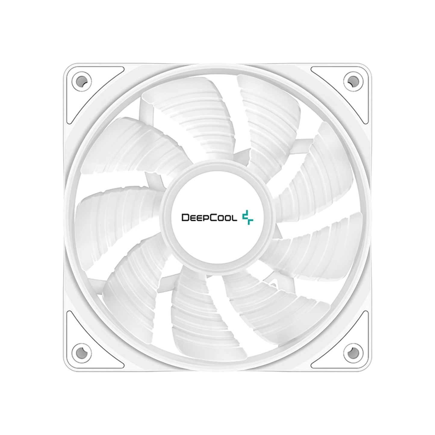 Deepcool CF120 WH MB Controlled 120mm ARGB LED Case Fan/Cooler - White