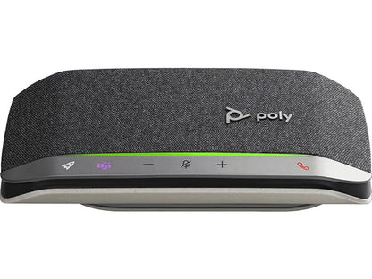 Poly Sync 20M Microsoft Teams Certified USB-C & Bluetooth Wireless Speakerphone - Silver