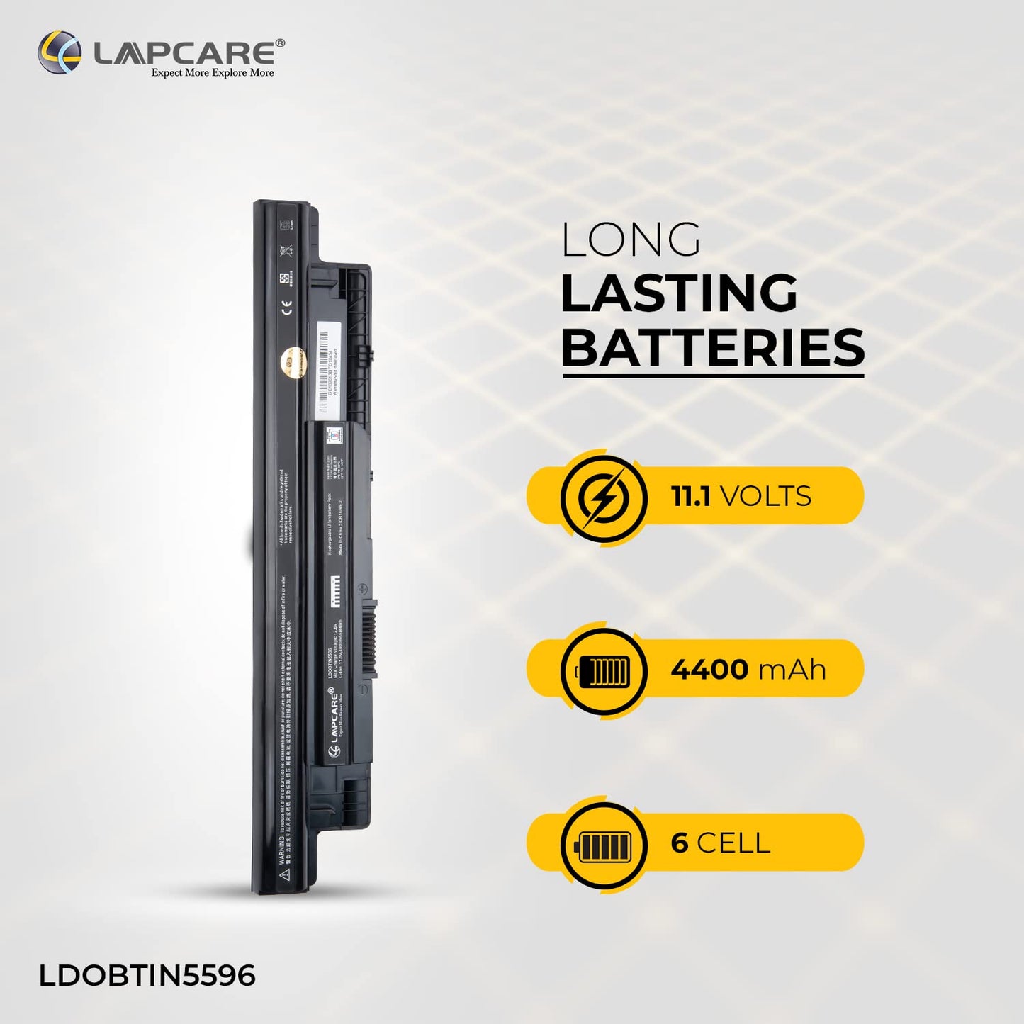 Dell Compatible Laptop Battery Inspiron 3421 3521 5521 3721 44WHr 6 Cell