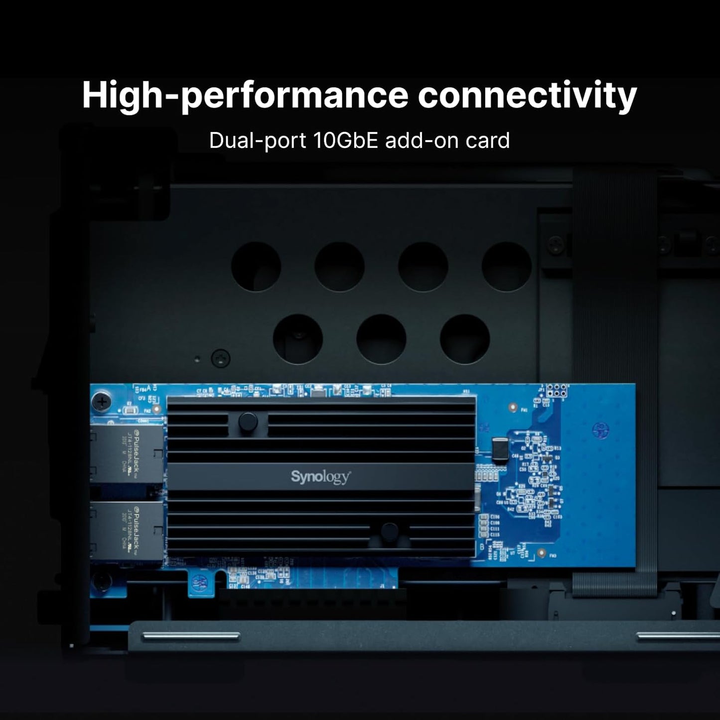 Synology E10G30-T2 Dual Port 10GbE PCIe 3.0 RJ45 Ethernet Network Card for NAS