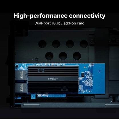 Synology E10G30-T2 Dual Port 10GbE PCIe 3.0 RJ45 Ethernet Network Card for NAS