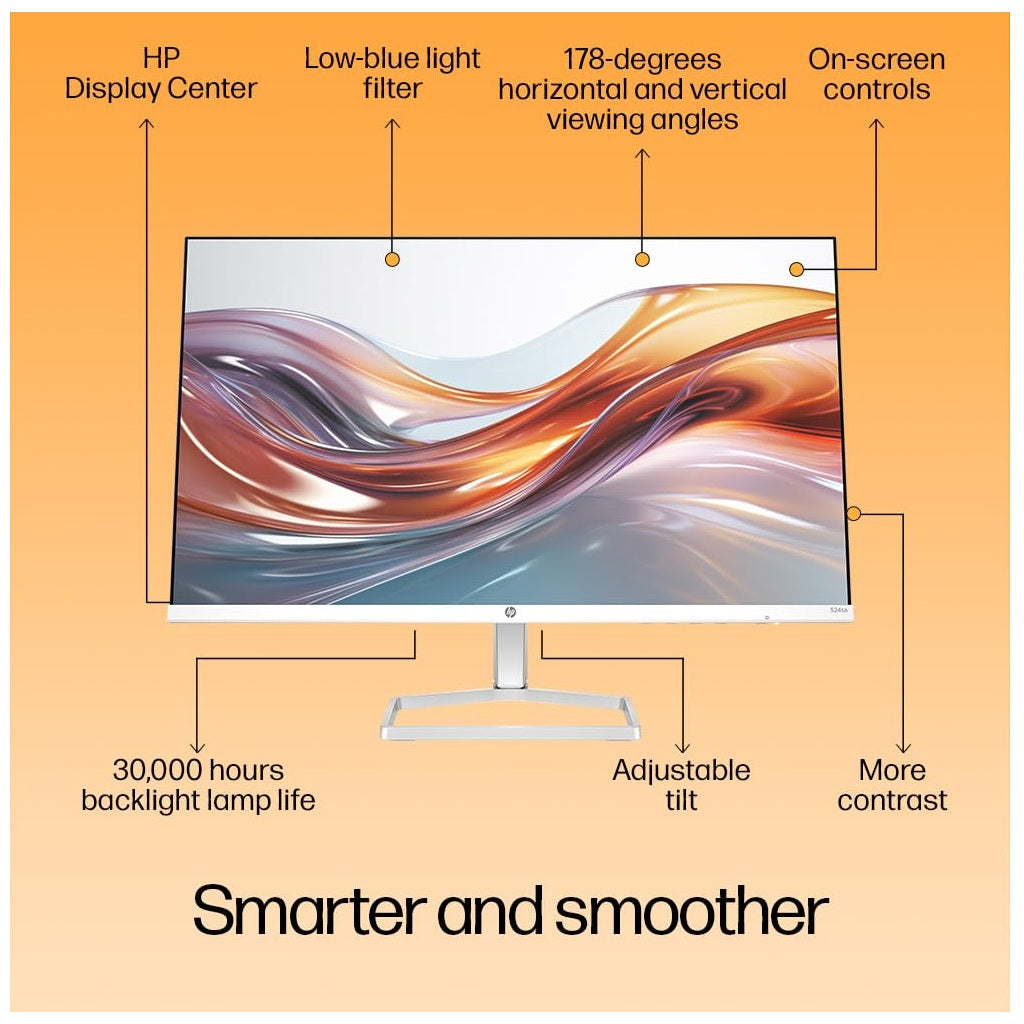 HP Series 5 524SA 23.8" FHD 100Hz Built-in-Speaker IPS Monitor