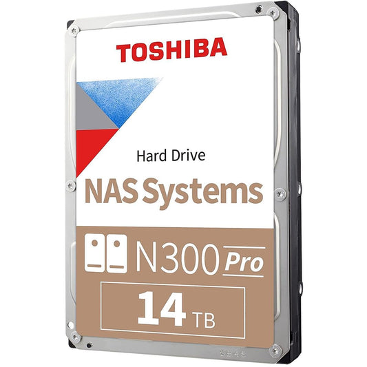 Toshiba N300 Pro 14TB 3.5" SATA 6Gb/s 7200RPM NAS Internal Hard Disk Drive