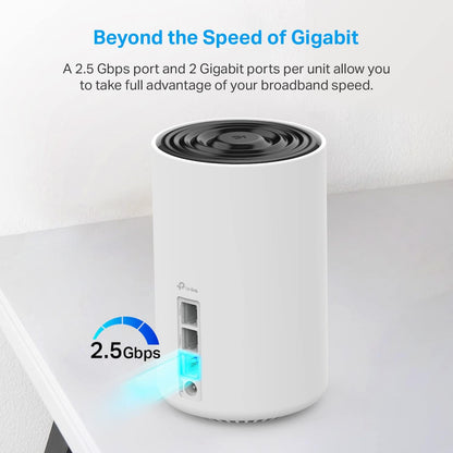 TP-Link AXE5400 Deco XE75 Pro Tri-Band AI-Driven Mesh Wi-Fi 6E System - 3 Pack