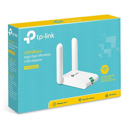 TP-Link USB WiFi Dongle 300Mbps High Gain Wireless Network Wi-Fi Adapter for PC Desktop and Laptops