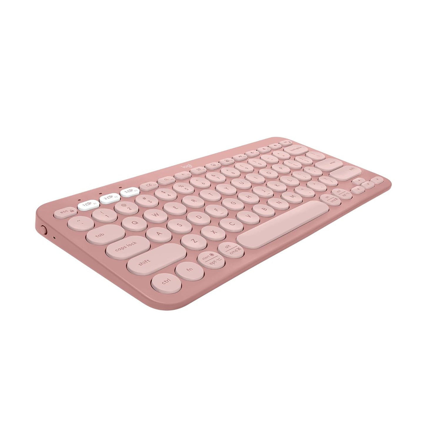 Logitech Pebble Keys 2 K380s Multi Device Bluetooth Wireless Keyboard - Tonal Rose