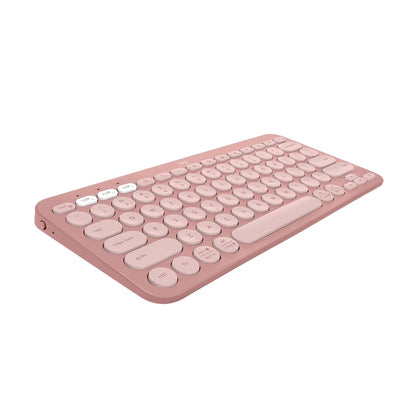 Logitech Pebble Keys 2 K380s Multi Device Bluetooth Wireless Keyboard - Tonal Rose