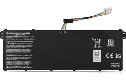 Acer AP20CBL OEM 53Whr 4590mAh 11.55V 3 Cell Laptop Battery for Select Acer Laptops