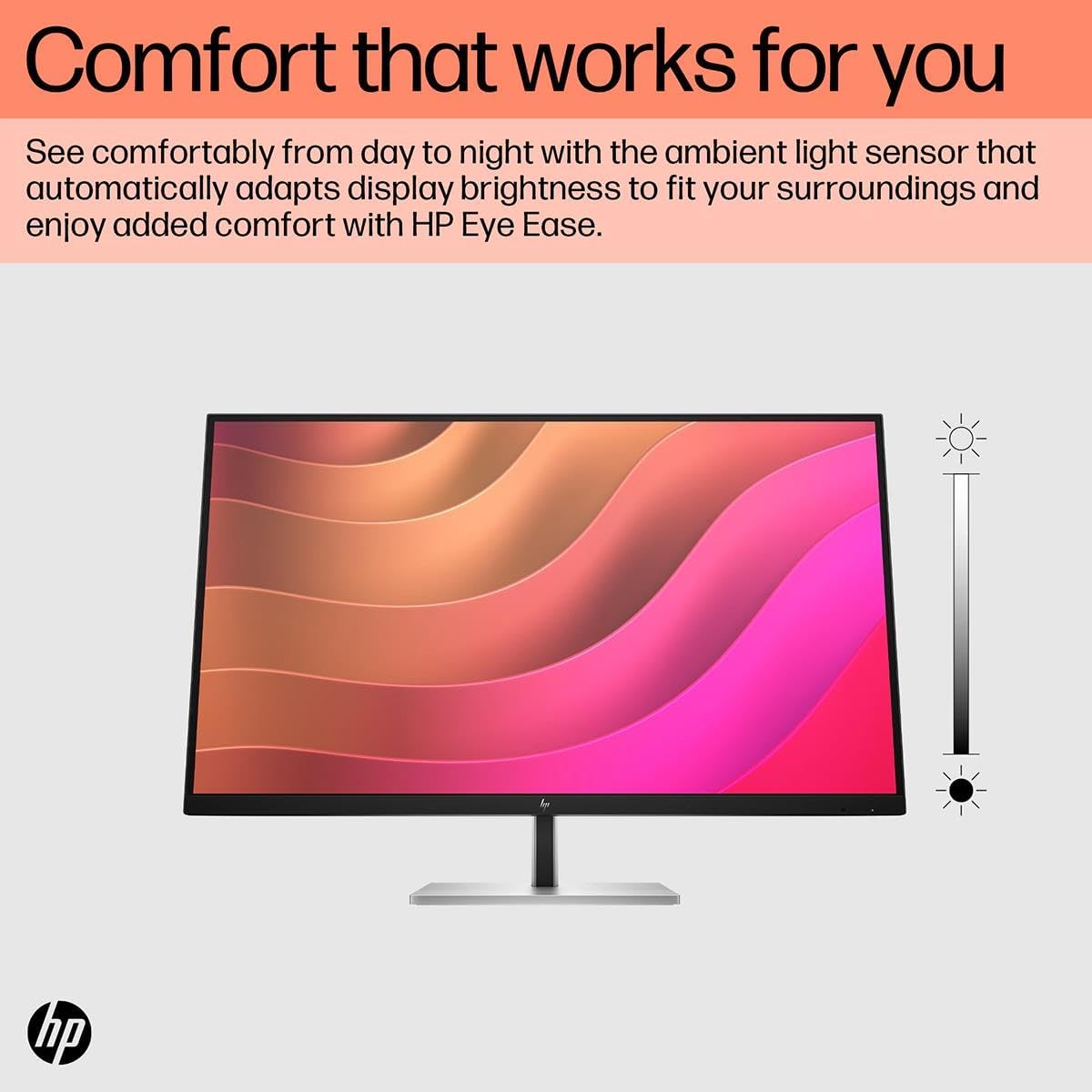 HP E32K G5 31.5" 2160p 4K UHD IPS Panel 99% sRGB Eye Ease USB-C Monitor with Speakers