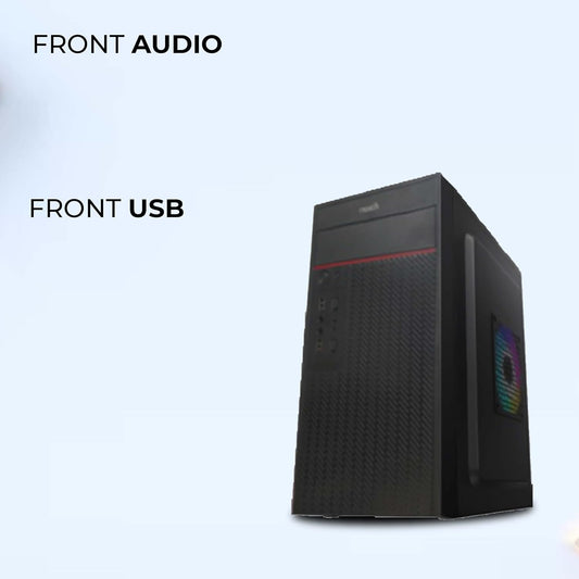 Foxin AKBAR Desktop Computer Case with 500w Power supply